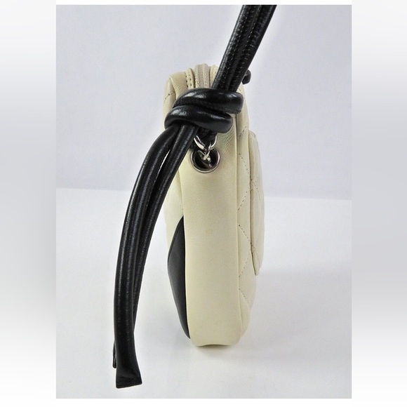CHANEL Black and Cream Crossbody Bag - Picture 5 of 15